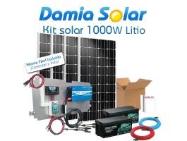 Comprar Kit Solar de Litio 1000W Blue Uso Diario