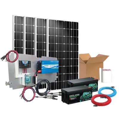 Comprar kit solar de lítio 1000W Blue Uso Diário