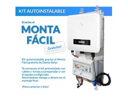 Kit de autoconsumo solar monofásico de 3kW DNS G3 com excedentes
