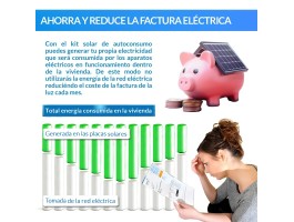 Kit autoconsumo solar 3,6kW DNS G3 monofásico Inyección Cero