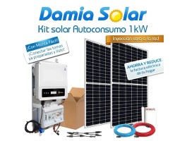 Kit autoconsumo solar 1kW XS monofásico Inyección Cero