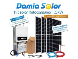 Kit autoconsumo solar 1,5kW XS monofásico Inyección Cero