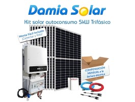 Kit de autoconsumo solar 5kW SDT trifásico com excedentes
