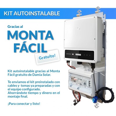 Kit de autoconsumo solar de 8kW SDT G2+ trifásico Injeção Zero