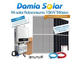 Kit Solar trifásico barato 10kW DT Inyección Cero