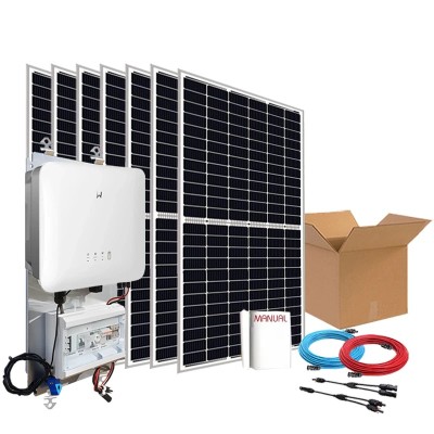 Kit autoconsumo solar 3,6kW EM híbrido con excedentes