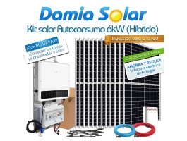 Kit autoconsumo solar 6kW EH + monofásico Inyección Cero