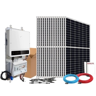 Kit autoconsumo solar 8kW ET + híbrido con excedentes
