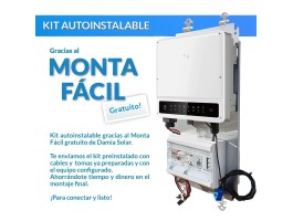 Kit de autoconsumo solar de 8kW ET + híbrido com excedentes