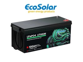 Batería de litio Ecosolar 100Ah LiFePO4 25,6V (24V)