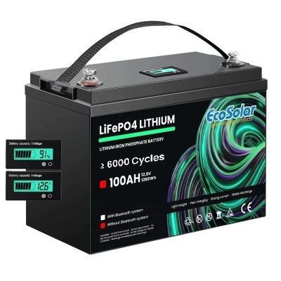 Batería de litio Ecosolar Compact LiFePO4 100Ah 12,8V (12V)