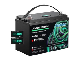 Batería de litio Ecosolar Compact LiFePO4 100Ah 12,8V (12V)