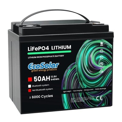 Bateria de lítio Ecosolar LiFePO4 50Ah 12,8V (12V) | Damia Solar