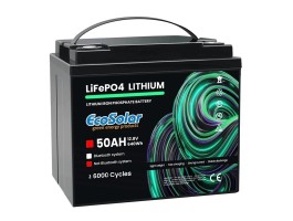 Bateria de lítio Ecosolar LiFePO4 50Ah 12,8V (12V) | Damia Solar