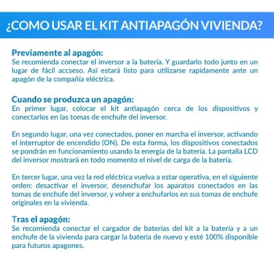 Comprar Kit Antiapagón Eléctrico Esencial para Vivienda