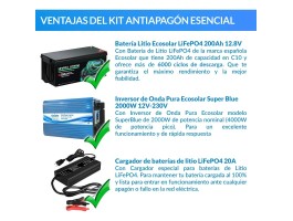 Comprar kit elétrico Essencial anti-encandeamento para habitação