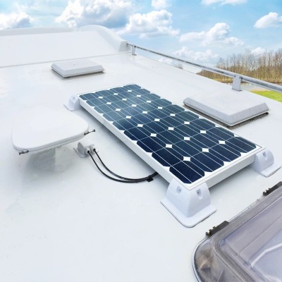 Estructura ABS 4 esquinas+pasacables panel solar camper/barco | Damia Solar