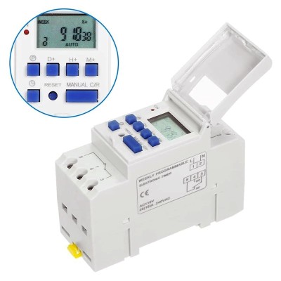 Comprar Reloj temporizador programable para bombeo o riego solar 24V