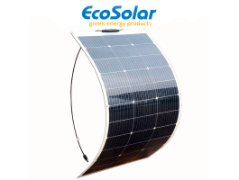 Painel solar flexível Ecosolar 100W 12V Monocristalino