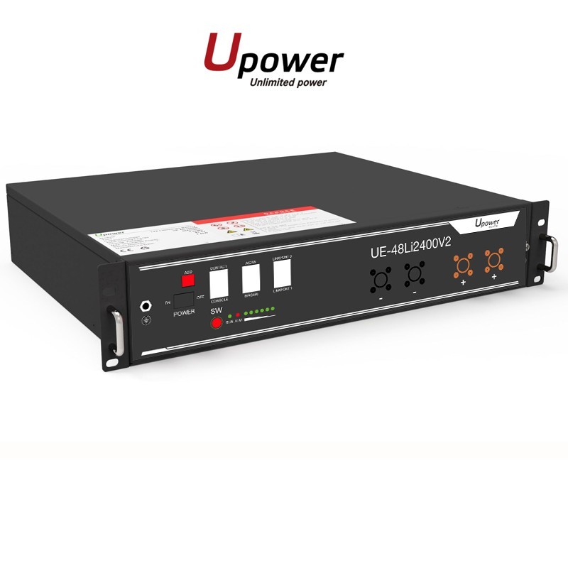 Módulo de bateria de lítio Upower 48Li2400V2 48V 2400Wh 2,4KWh 49V | Damia Solar