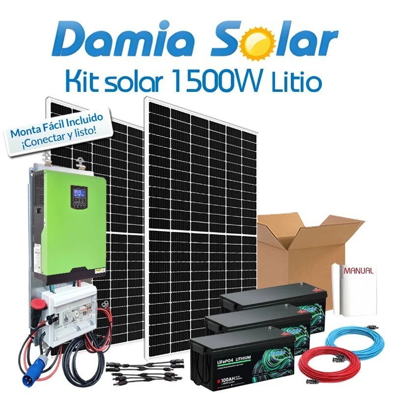 Comprar Kit Solar de Litio 500W para Uso Diario