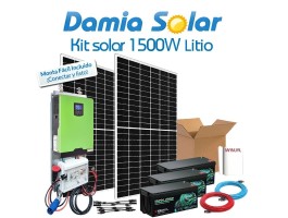 Comprar Kit Solar de Litio 500W para Uso Diario