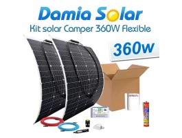 Comprar Kit solar para camper 360w com painéis flexívels