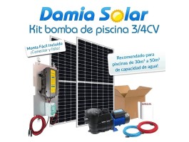 Kit solar bomba de piscina (Bomba de 3/4 CV)