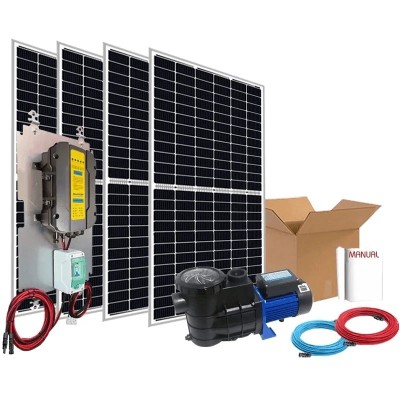 Kit solar bomba depuradora de piscina (Bomba de 1,5 CV) | Damia Solar