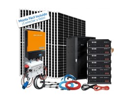 Comprar Kit solar 12000W Uso Diario con baterías de litio