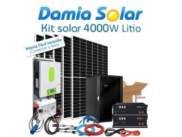 Comprar Kit Solar 4000W Uso Diario Litio