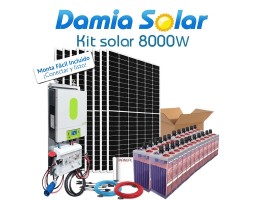 Kit Solar Barato de 8000W para uso diario e intensivo