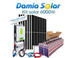 Kit solar 6000W Uso Diario | Damia Solar