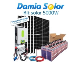 Kit solar 5000W Uso Diario | Damia Solar