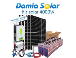 Kit solar 4000W Uso Diario | Damia Solar
