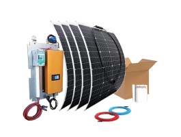 Kit autoconsumo solar 720W sem excedentes. Com painéis flexíveis ETFE