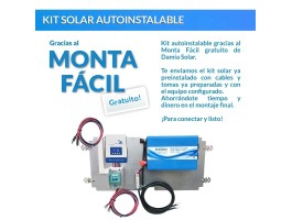 Comprar Kit solar híbrido: purificador de piscina 1CV + energia solar isolada para casa