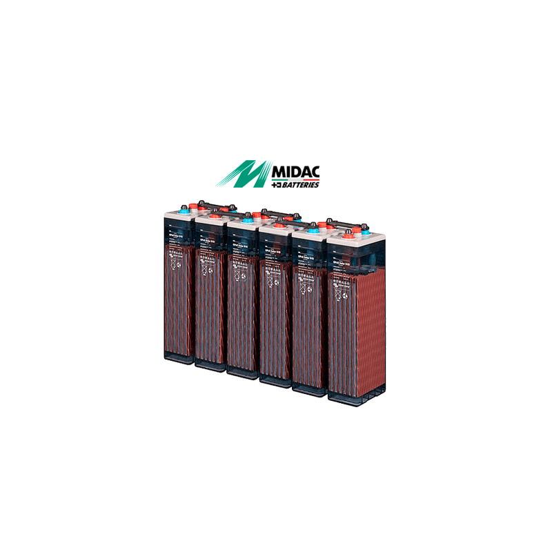 Bateria estacionária Midac OPzS 4703Ah (C100)  3000Ah (C10) | Damia Solar