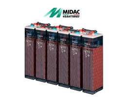 Bateria estacionária Midac OPzS 4703Ah (C100)  3000Ah (C10) | Damia Solar