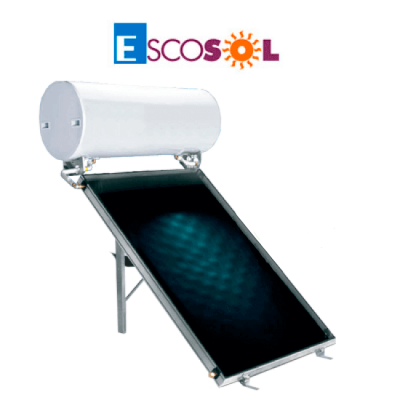 Termosifón solar Escosol Star 150 2.5 para cubierta plana | Damia Solar