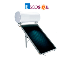Termosifón solar Escosol Star 150 2.5 para cubierta plana | Damia Solar
