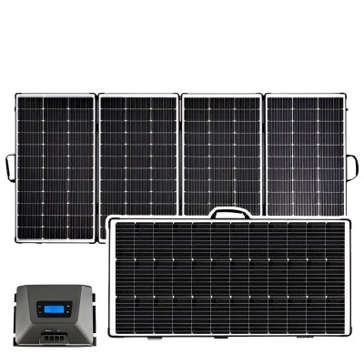 Panel solar plegable portátil 440W regulador MPPT 30A 12V | Damia Solar