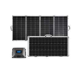 Panel solar plegable portátil 440W regulador MPPT 30A 12V | Damia Solar