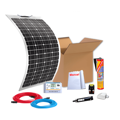 Kit solar embarcaciones y barcos 180W con placas flexibles | Damia Solar