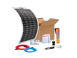 Kit solar embarcaciones y barcos 180W con placas flexibles | Damia Solar