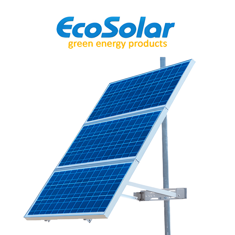 Comprar Estructura solar para postes para colocar hasta 3 placas de 100W a 160W