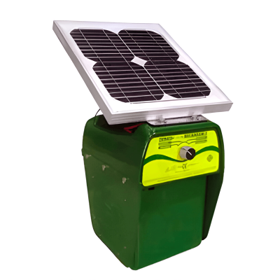 Pastor eléctrico solar recargable ZERKO 10W (batería y panel) | Damia Solar