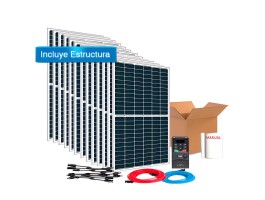 kit solar para uso directo bomba de agua 7,5CV 380V trifásica | Damia Solar