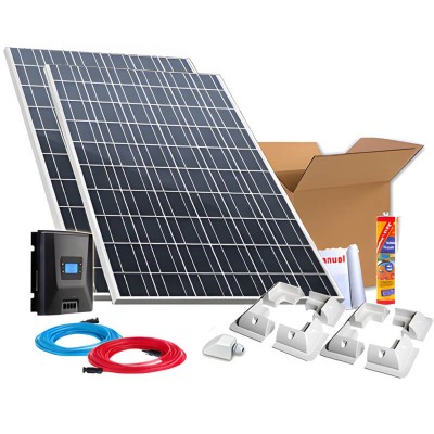 Kit solar completo para autocaravana 560 W a 12V (2 painéis de 280W 24V) | Damia Solar