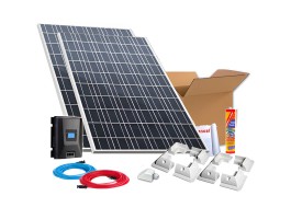 Kit solar completo camper 560W a 12V (2 paneles de 280W 24V) | Damia Solar